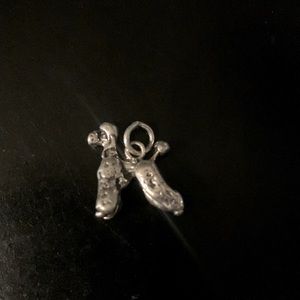 Sterling silver poodle 🐩charm with o-ring, purchased in New York.